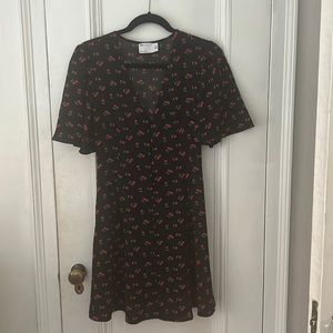ASOS cherry pattern skater dress